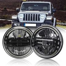 Faro principale da 7 pollici 7 ''DRL rotondo per Jeep Wrangler JK TJ per Hummer H1 H2 12V 24V per Suzuki Samurai Lada 4x4 urbano Niva