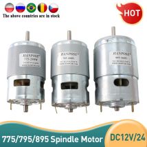 775 795 895w Langlebige Motorhalterung DC 12V 24V 3000-15000RPM Bürstenmotor Getriebemotor mit großem Drehmoment für Graviermaschine Drehmaschine Werkzeug