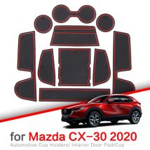 ZUNDUO Auto-Anti-Rutsch-Torschlitz-Tassenmatte für Mazda CX-30 2019–2024, CX30 CX 30, Zubehör, Türrillenmatten, rutschfeste Unterlage
