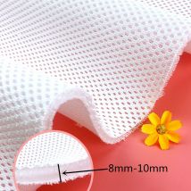 Super Heavy Air Spacer Mesh Stoffe für Anti-Bienen-Anzug, 50 cm x 50 cm, weich, dick, atmungsaktiv, Sportbekleidung, 8–10 mm Dicke