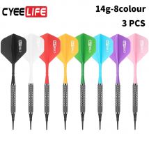 CyeeLife 14g Professional Soft Tip Darts-Set mit verbundenen Flügeln für elektronische Dartscheibe