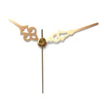 Kit di Alta Qualità per Orologio al Quarzo Fai-da-Te: Lancette Corte in Metallo Dorato (Solo Lancette) in Alluminio