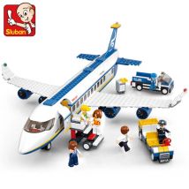 463PCS Stadt Flugzeug Airbus Flugzeug Flughafen Bus Flugzeug Flugzeug Bausteine Luftfahrt Ziegel Pädagogisches Spielzeug für Kinder