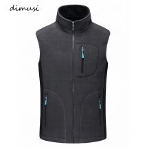 DIMUSI Winter Herren Fleece Westen Männlichen Dicke Warme Westen Casual Outwear Thermische Softshell Westen Mann Ärmellose Jacke Kleidung