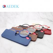 KAEDEK Thin Frame Rectangular frames Tr90 reading glasses +Thin spectacle case Folding Presbyopic Eyeglasse+1 1.5 2 2.5 3 3.5