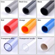 9 farben Außen-Ø 20 ~ 110mm UPVC Rohr Aquarium Aquarium Rohr Garten Zu Hause Bewässerung System Experimentelle Wasser rohr 0,5 M Lange