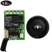 Tür Glocke Opener fernbedienung schalter 5V 6V 9V 12V Fernbedienung Push-Taste RF Wireless schalter 315 433 Smart Home Alarm