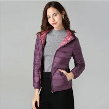SEDUTMO Winter Doppelseitige Ente Unten Mantel Frauen Casual Kurzen Mit Kapuze Puffer Jacke Herbst Dünne Parkas ED1339