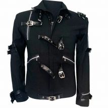 Michael Jackson MJ bad konzert jacke mit punk niet schwarz outwear