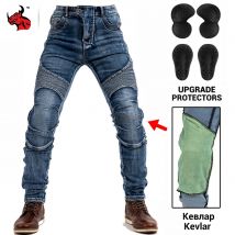 Summer Men Motorcycle Pants Aramid Moto Jeans Protective Gear Riding Touring Black Motorbike Trousers Blue Motocross Jeans