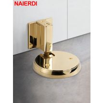 NAIERIDI Nicht-punch Tür Stop Wasser-beweis Zink-legierung Magnetische Tür Stopper Tür Halter Nagel-freies Mechanische türstopper Möbel