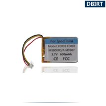 600mAh Battery For IPOD MINI EC003 EC007 M9804 M9801 M9802 M9806 W065 M9807 A1051 M9805 4GB MP3/4 1st 2nd Gen AKKU