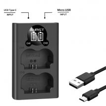 Dual Charger NP-W235 NPW235 W235  Replacement for Fujifilm Fuji X-T4, XT4 Digital Camera Battery
