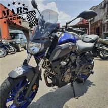 Visiera parabrezza parabrezza moto adatta per FZ07 MT-07 MT07 2018 2019 2020 doppia bolla
