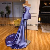 Customized Short Cocktail Dresses 2024 Latest One Shoulder Luxury Beads Women Formal Party Gowns Dubai Arabic Pageant Dresses