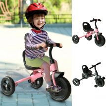 HOMCOM Triciclo para Niños +18m con Timbre Guardabarros Rueda de Seguridad