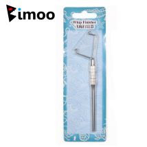Bimoo 1pc/2 stücke Nicht-Slip Edelstahl Fliegen Binden Peitsche Finisher Angelgerät für Salzwasser Jig haken, Der Knotting Werkzeug