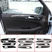 Für Mercedes benz ML GLE GL Klasse GLS 320 400 Auto Styling ABS Carbon Fiber Innen Tür Dekoration