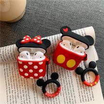 Silikonowe etui Cute Polka Dots Bow do słuchawek Apple AirPods 2 3 4 Pro Pro2 Etui do ładowania