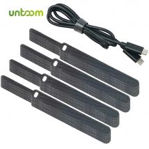 Untoom 20Pcs USB Kabel Organizer Wire Winder Kabel Halter für Handy Kabel Kopfhörer Maus Kabel Management Krawatte