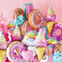 32 Cal pączek globos balon foliowy owoce lody balon z helem dekoracja urodzinowa zabawka dla dzieci