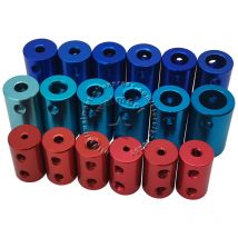2mm/3mm/3,17mm/4mm/5mm/6mm/6,35mm/7mm/8mm/10mm Aluminium Starre Wellenkupplung Starre Kupplung Motorverbinder
