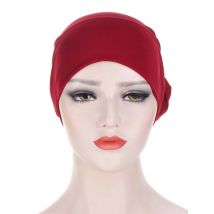 Muslim Hijabs Women Beanies Skullies Knot Bonnet Turban Hair Loss Hat Chemo Cancer Bandanas Arab Islamic Headwrap Headscarf New