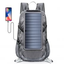 Solar Rucksack Faltbare Wandern Daypack Mit 5V Netzteil 6,5 W Solar Panel Ladung Für Handys