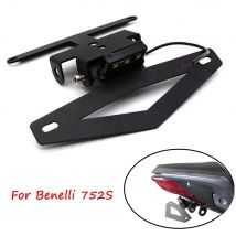 Staffa per telaio porta targa posteriore moto con luce a LED per Benelli 752S 752 S