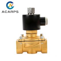 1/4" 1/2" 3/4" 1" 2" Brass Normally Open Water Solenoid Valve  220V 24V 12V 110V 380V Solenoid Valve For Water Gas Oil