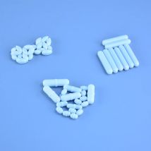 5 teile/los PTFE Mixer Praktische Korrosion Beständig Plain Spinbar Biologische Rührer Rühren Bar Stange Magnetische Forschung Chemische
