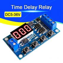 DC5-36V Dual MOS LED Digitale Zeit Verzögerung Relais Trigger Zyklus Timer Verzögerung Schalter Platine Timing Control Modul DIY