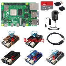 Original Raspberry Pi 4 Modell B Kit 8GB 4GB 2GB RAM + Aluminium Fall + Dual Fan + Kühlkörper +