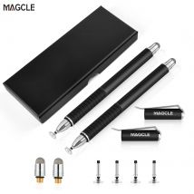 Universal Fiber Stylus 2 in 1 Disc Stylus Pen Mesh Fiber Tip Series Precision Touch Screen Pens for All Capacitive Touch Screens