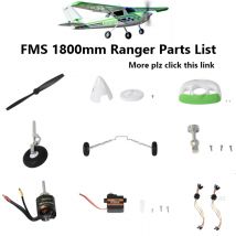 FMS 1800mm Ranger Ersatzteile Liste Propeller Spinner Gugel Motor Welle Montieren Bord Fahrwerk ESC RC Flugzeug Flugzeug Flugzeuge
