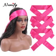 Nunify 1Pcs Cheap Satin Edge Laying Scarf For Lace Frontal Wigs Soft Women'S Satin Headband For Makeup, Facial,Sport,Yoga