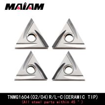 TNMG1604 TNMG 160402   TNMG 160404    linker Einsatz, rechter Einsatz, dreieckige Nuten, Keramik-Halbbeschichtung für Edelstahl-Aluminium