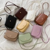 Neue Ankunft Frauen Einfache Schulter Tasche Candy Farbe PU Leder Damen Kleine Platz Umhängetaschen Weibliche Handtaschen Torebki Damskie