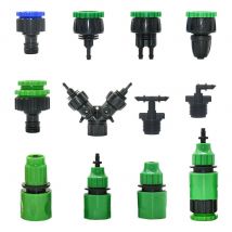 Garten Schnell Kupplung Adapter mit 1/4 (ID 4mm) oder 3/8 zoll (8mm) barbed Stecker für Bewässerung Garten Bewässerung Gewächshaus