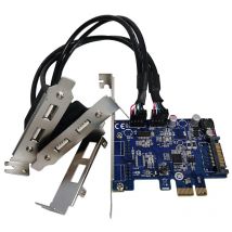 PCIe 2 porte usb interno 2 porte 9pin 9pin scheda di espansione usb 2.0 Bluetooth usb WIFI scheda convertitore adattatore PCI-E