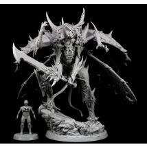 Figura in resina Modello di Kit Unassambled 127 millimetri antico fantasy guerriero stand con base Non Verniciata raccogliere Figura Kit di Costruzione di trasporto