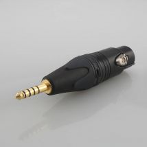 High Quality NEUTRIK 4 Pin XLR Female to 4.4mm Balanced Male Gold-Plated Adapter Male female Plug