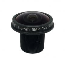 M12 5MP 1.8mm Fisheye Lens 5.0Megapixel For HD IP CCTV Surveillance Camera 180D Wide Viewing Angle F2.0 1/2.5"