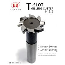 BB T Slot Milling Cutter for Metal HSS Woodruff Key Seat Router Bit Thickness 1-12mm Diameter 8-50mm