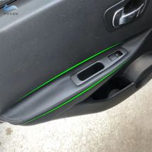 4 pezzi maniglia interna della porta pannelli bracciolo copertura in pelle microfibra rivestimento protettivo per Nissan Qashqai J10 2007 2008 2009 - 2014 2015