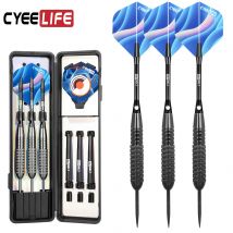 CyeeLife Neue 18g 20g 22g 24g Professionelle Stahl Tip Darts Mit Cool Feder Blätter Flüge Für indoor Dartscheibe Spiele