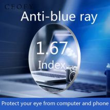1.67 Index Anti-Blue Ray Soczewki korekcyjne Asferyczne soczewki ochronne komputera Optyczne soczewki przeciw promieniowaniu Krótkowzroczność Nadwzroczność