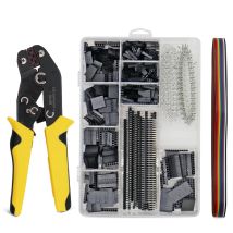 SN-28B ratsche Dupont Crimper zange mit 1550 stücke Dupont Anschlüsse kit 0,25-1,0 mm² 22-18AWG Dupont hand Crimpen Werkzeug set
