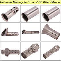 61mm Motorcycle Universal Exhaust Pipe DB Killer Reduce Noise 51mm Escape Muffler Silencer For Kawasaki Honda Suzuki BMW Yamaha