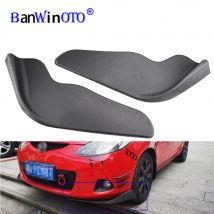 Universal Front Lip Splitter Deflektor Spoiler Schaufeln Stoßstange Deflektor Schutz Kratzfest Flügel Canard Lip 2PCS